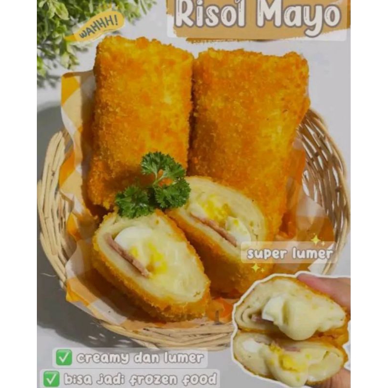 

risol&cireng isi ayam pedes