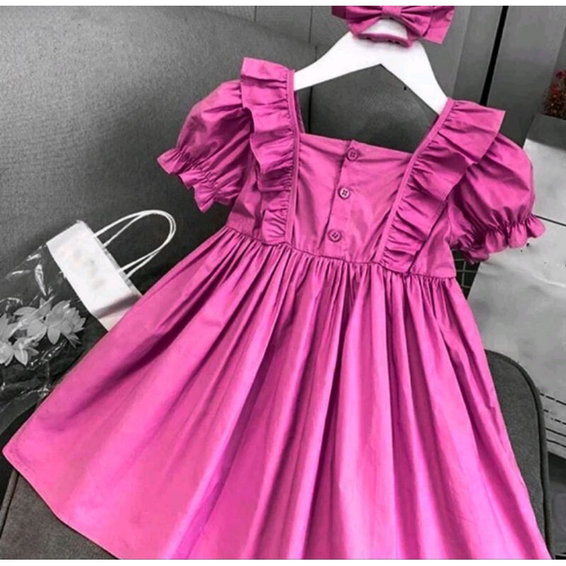 dress anak perempuan /baju anak perempuan bahan katun