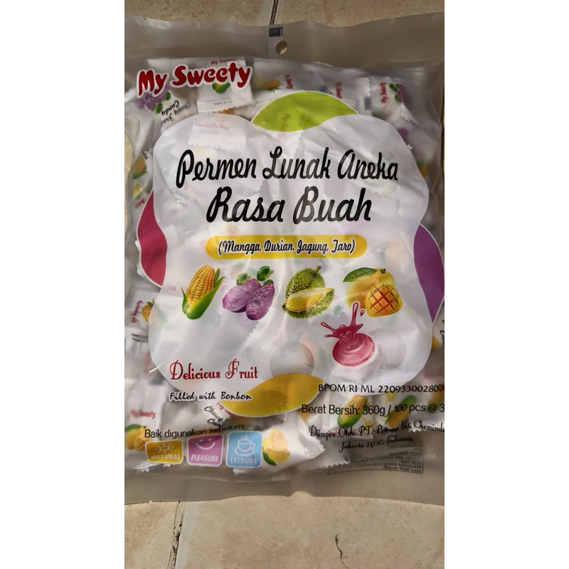 

My Swety Permen lunak Isi 100pcs