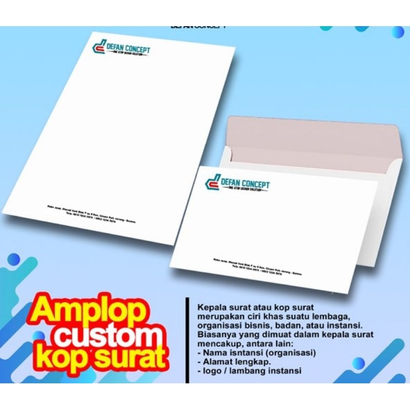 

CETAK AMPLOP KOP SURAT - PRINT AMPLOP KOP SURAT!!!