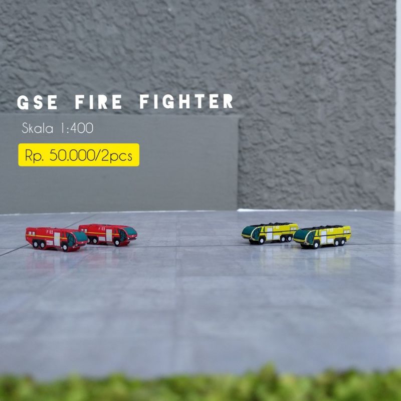 Miniatur/diecast mobil pemadam kebakaran bandara skala 1:400 & 1:200