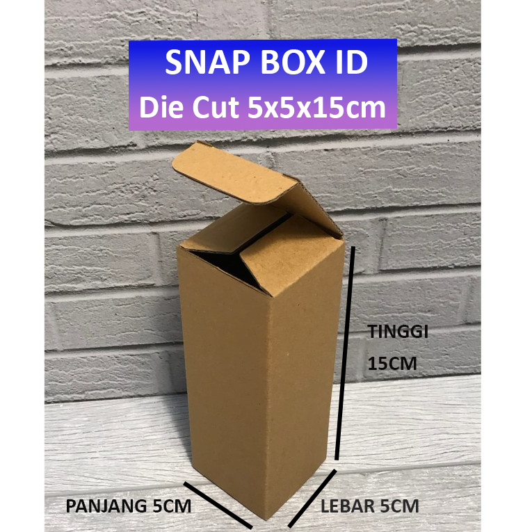

Kardus Kotak Karton Polos Murah 5x5x15 cm Die Cut - Ideal untuk Pengiriman & Botol - Snapbox.id