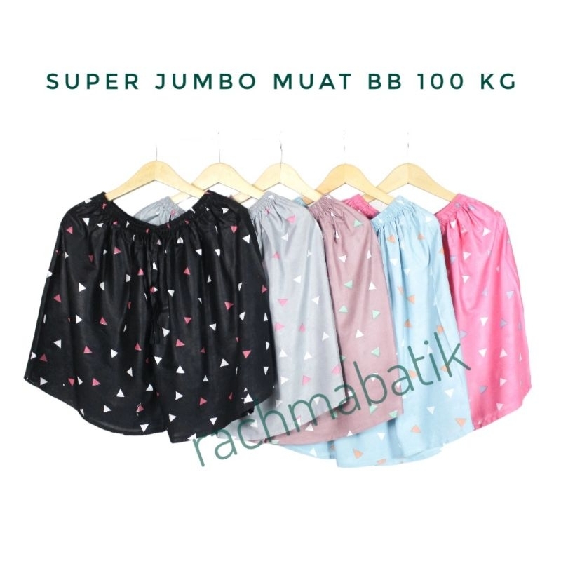Celana Jumbo Pendek/Celana Pendek Wanita Jumbo