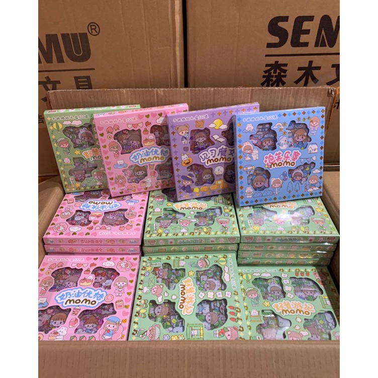 

Garansi Tidak Rusak Stiker 2D 1 Lembar Sticker Momo Kartun Korea Viral Anti Air