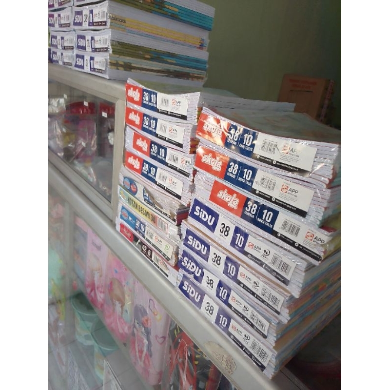 

1 pack/ 10pcs Buku Tulis Sidu 38