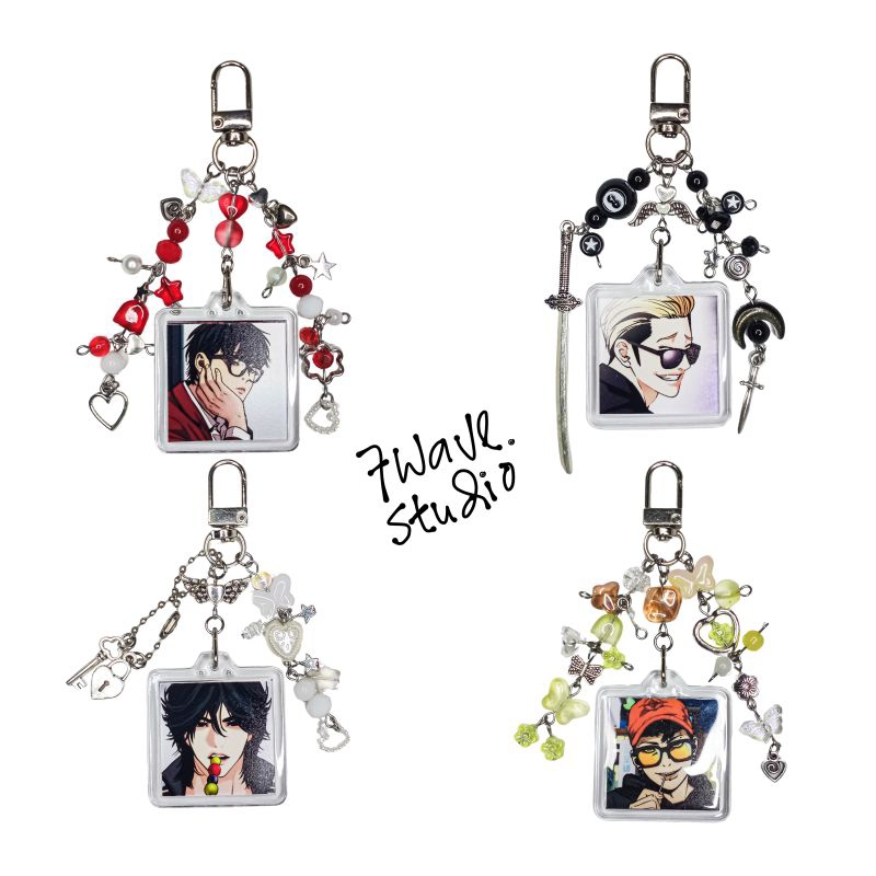 windbreaker & lookism keychain (close custom)
