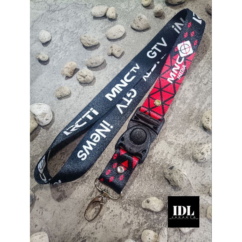 

Tali Lanyard Mnc Media Rcti Gtv Mnc Play Is Lebar 2.5Cm / Tali Idcard Lanyard Name Tag Full Color
