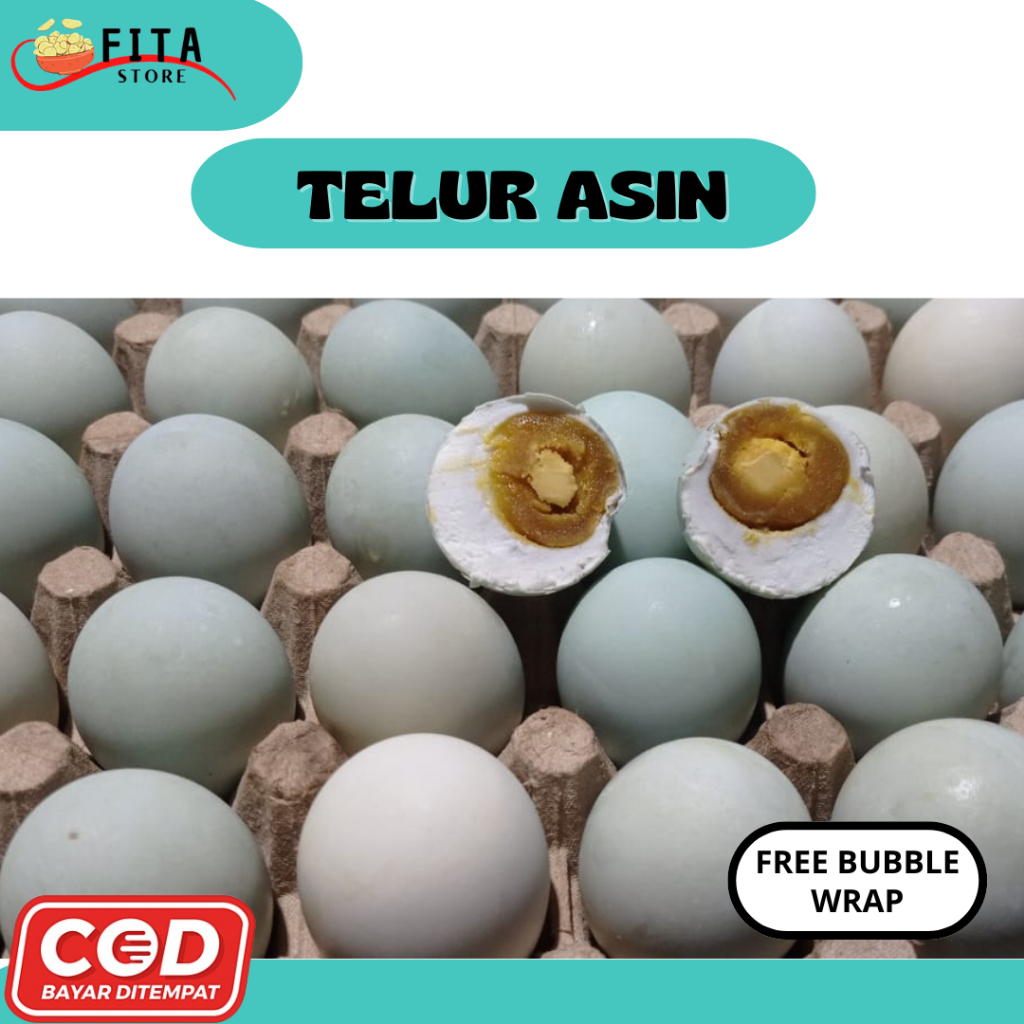 

Telur Asin Bebek Matang Siap Makan Isi 10 Butir