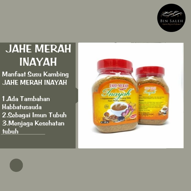 

JAHE MERAH INAYAH