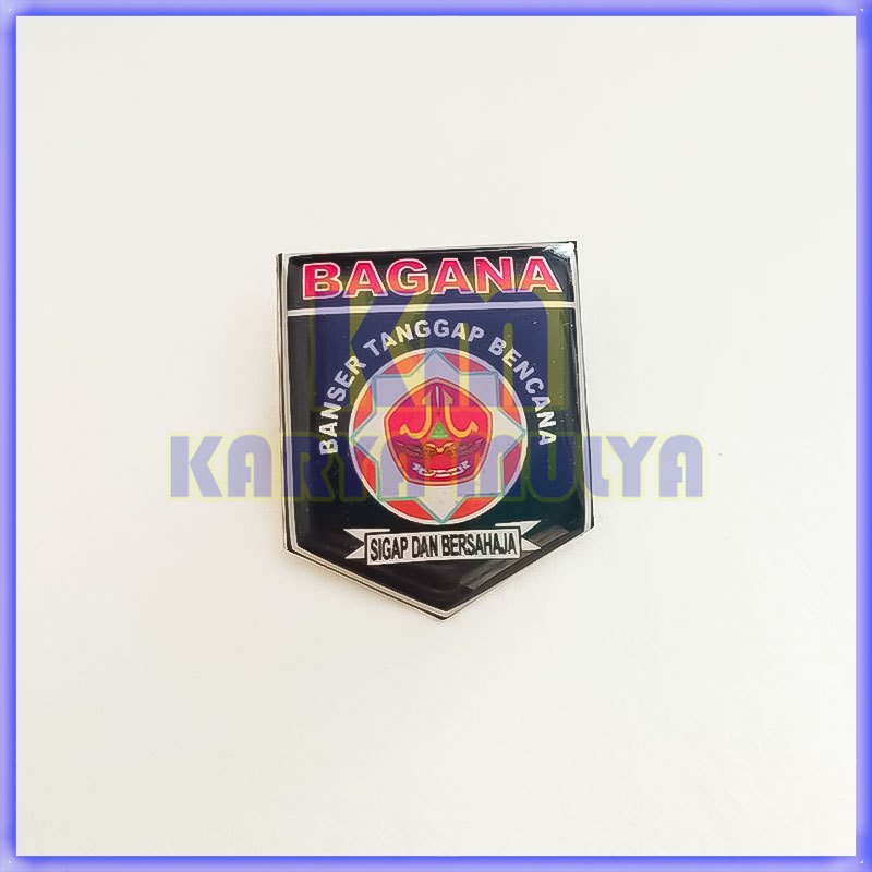 Pin Emblem Bagana Logo Banser Tanggap Bencana Lencana Bagana Banser - Karya Mulya