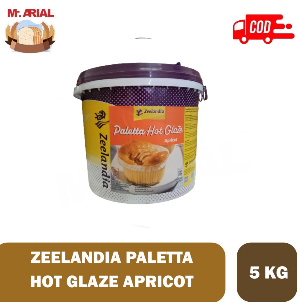 

Paletta Hot Glaze Apricot 5kg / Zeelandia Paletta Hot Glaze 5 Kg / Cake Decor Glaze
