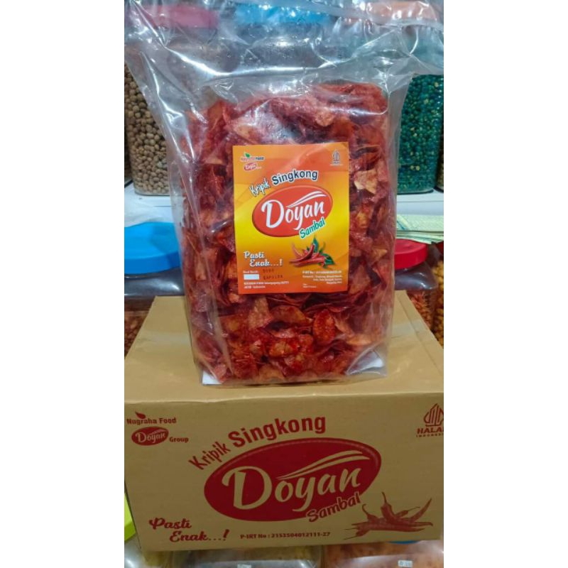 

Keripik best seller Doyan Sambal 3 kg