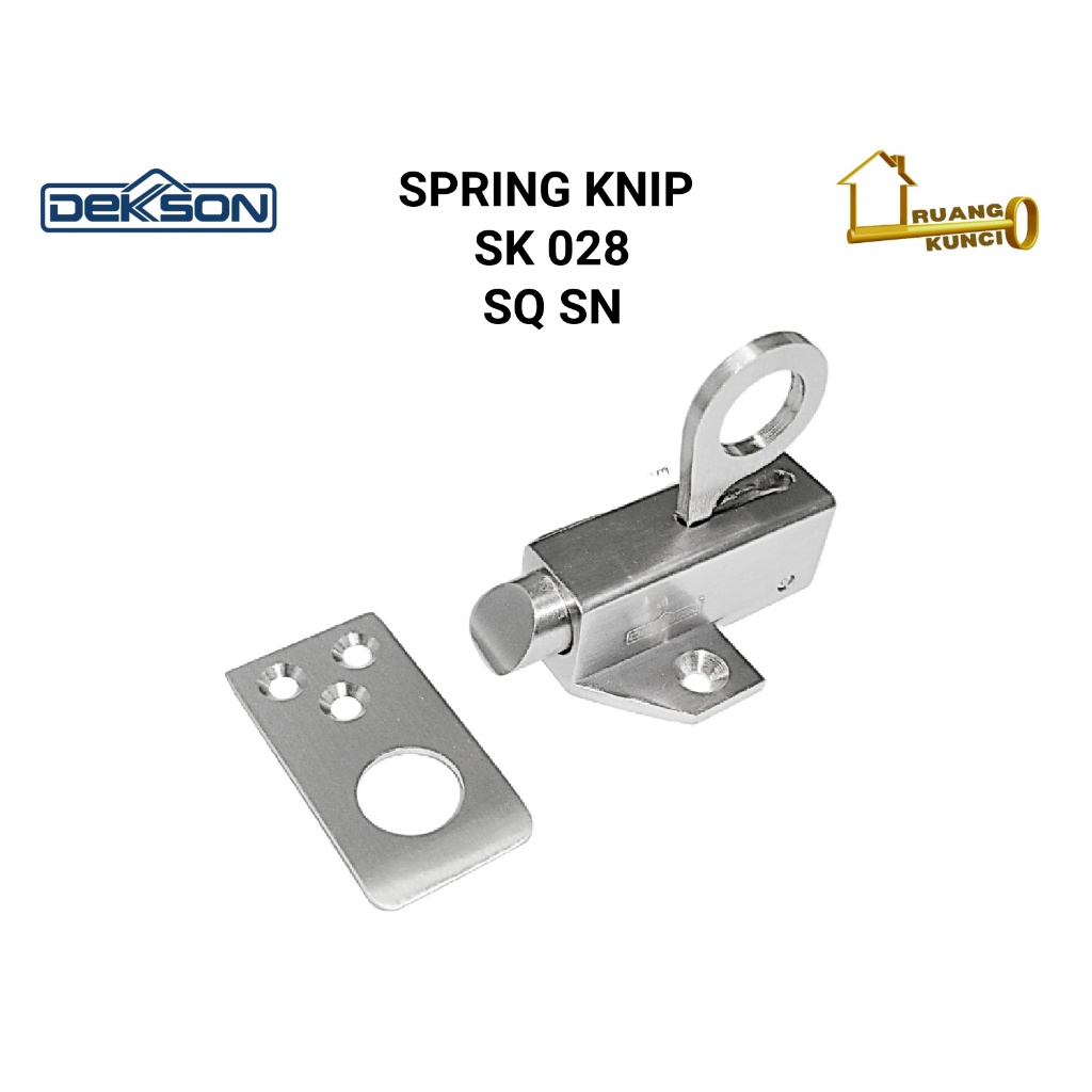 SPRING KNIP SK 028 SQ SN Kunci Slot Jendela Dekkson Dekson