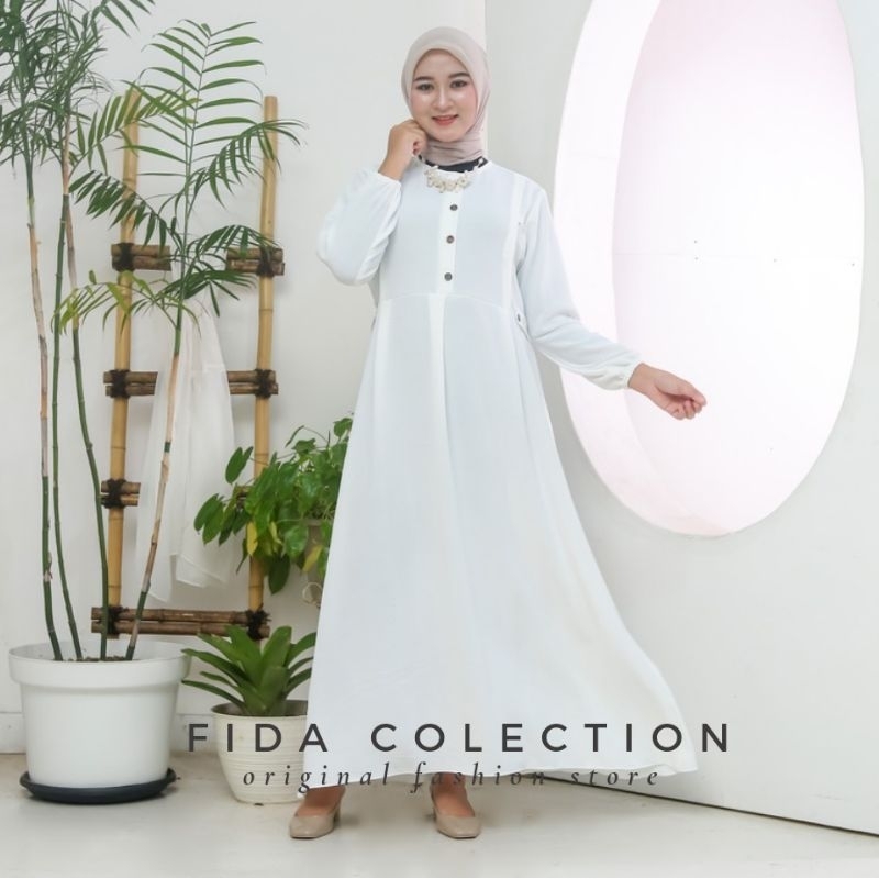 GAMIS MAURA CRINKLE AIRFLOW BUSANA MUSLIM WANITA TERBARU DRESS BUSUI FRIENDLY