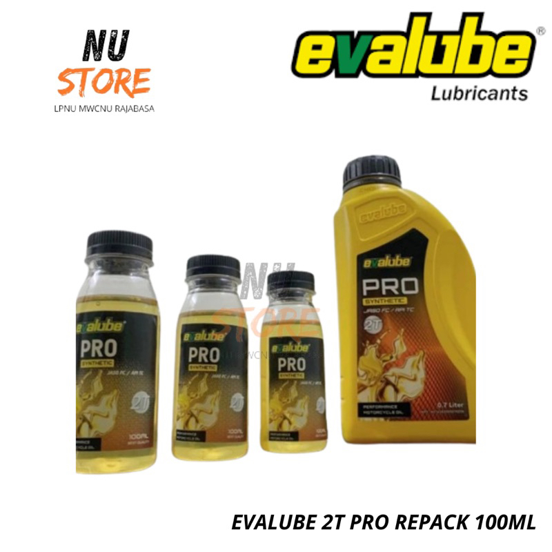 REPACK Oli samping Evalube 2T PRO Repack Original cocok untuk rx king ninja f1zr