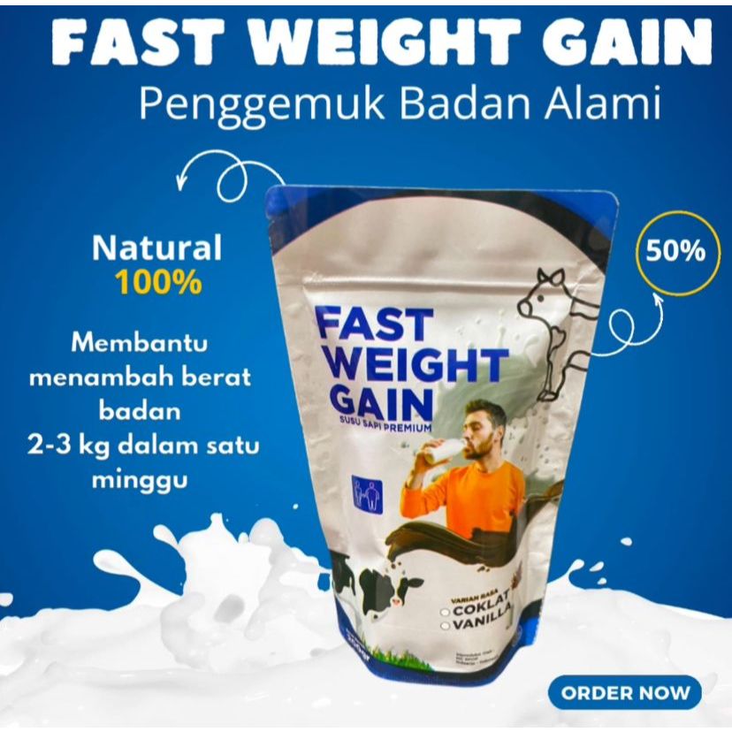 

(COD MURAH) FAST WEIGHT GAIN SUSU PENGGEMUK BADAN 100% ORIGINAL