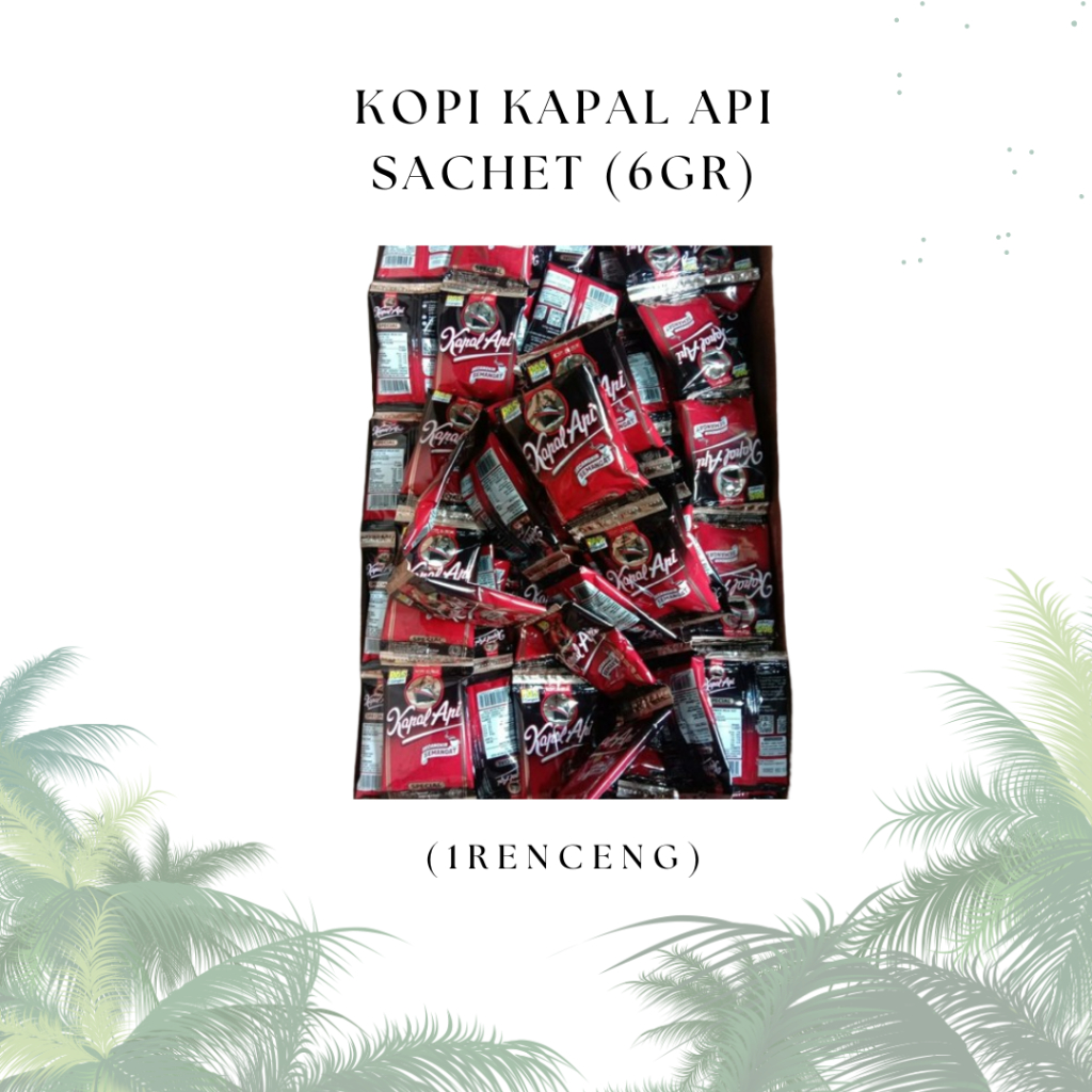 

Kapal Api Bubuk SPESIAL 6gr RENCENGAN (1 RENCENG isi 10PCS)