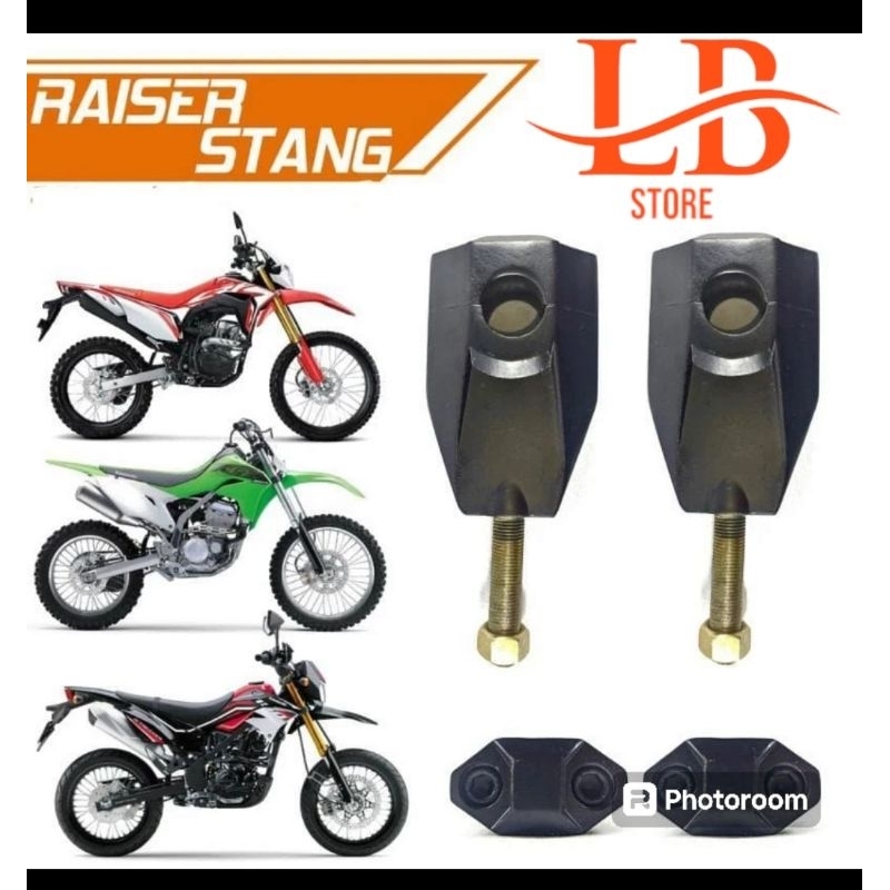 Raiser Stang Peninggi stang Fatbar KLX, CRF, CB150R MotorcycleRaiser Peninggi Stang Motor Fatbar Uni