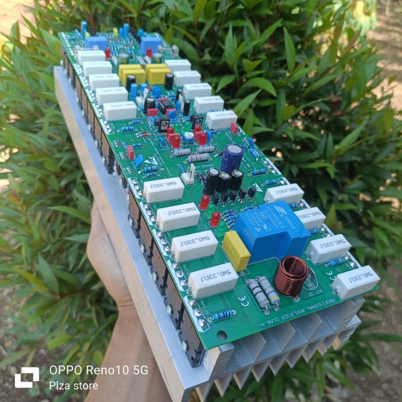 Kit Driver power amplifier MX14000 Class H fullset tinggal colok PSU by bandar power