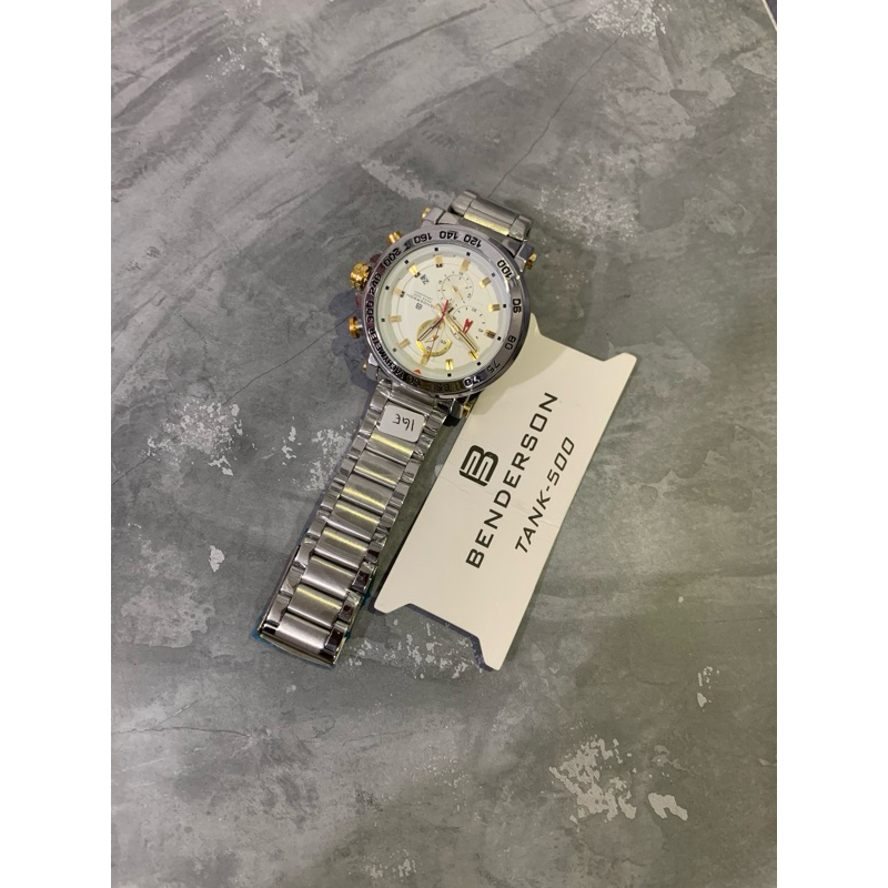 JAM TANGAN benderson tank 500 chrono on water resist