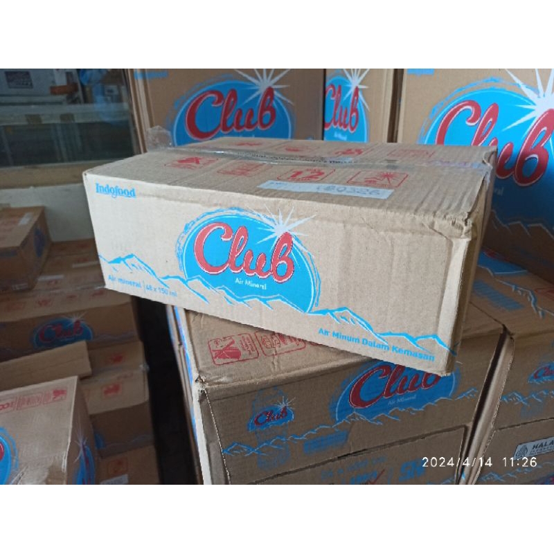 club gelas 150ml dus (1 dus = 48 gelas mini)