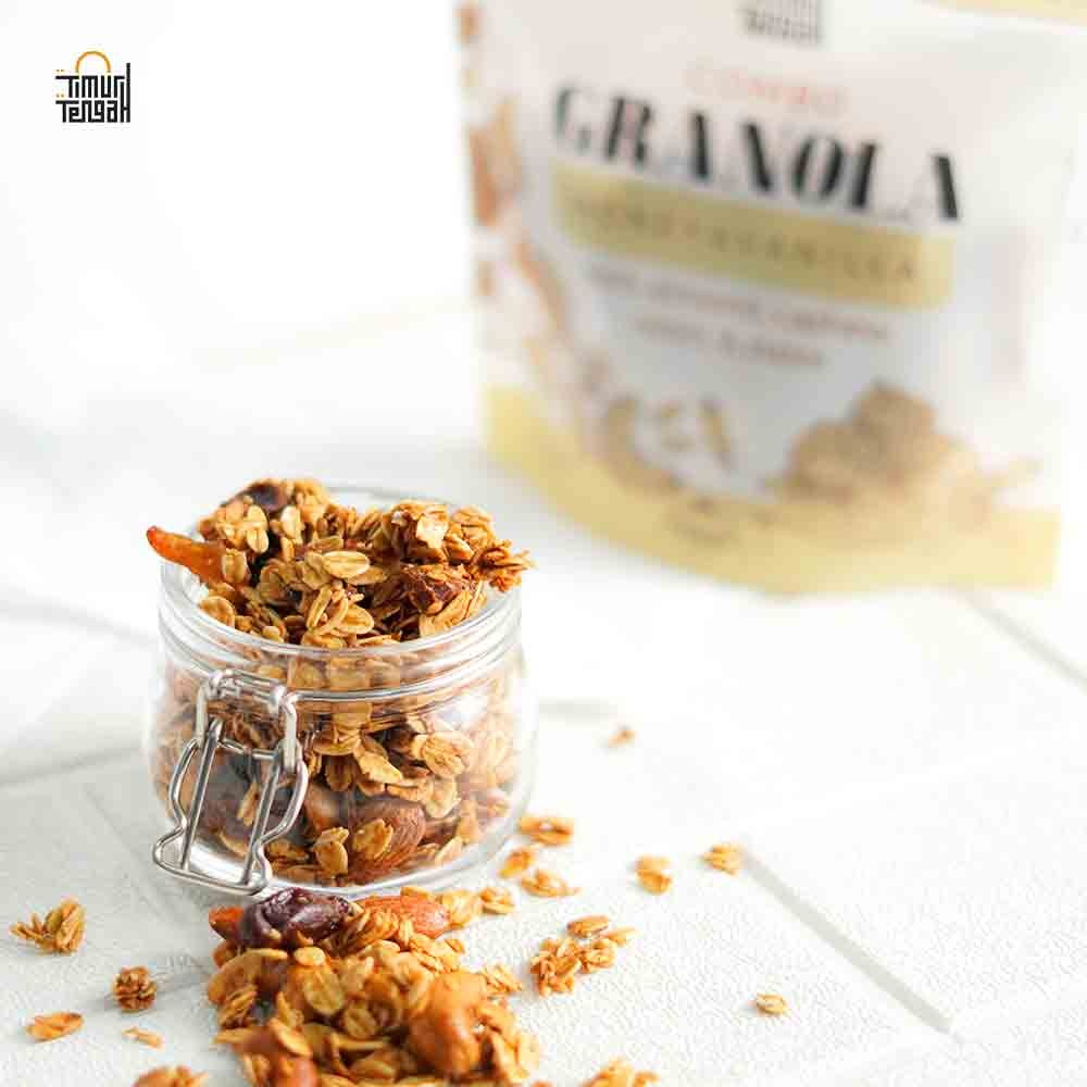 

Granola Timur Tengah Rasa Vanilla & Honey 125gr - Sereal Makanan Sehat