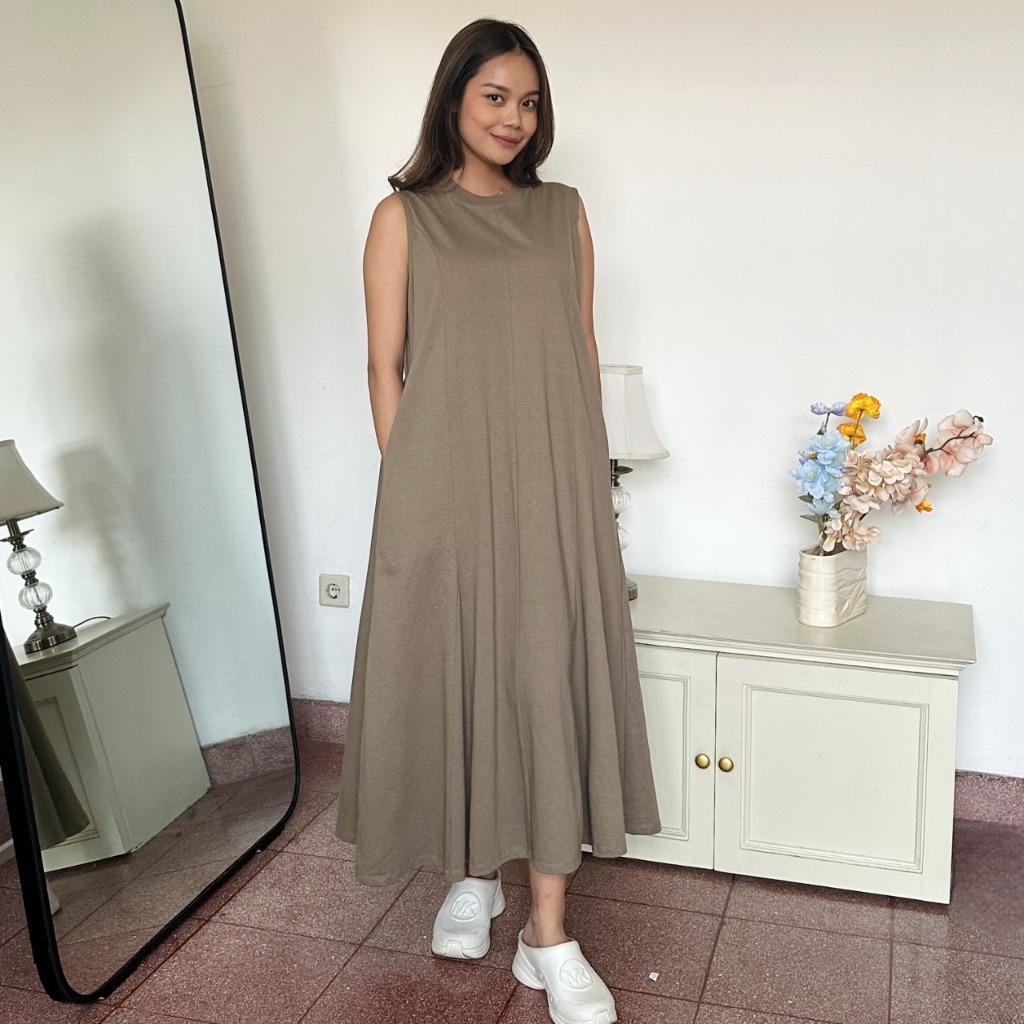 NONAETAL Clio Godet Dress