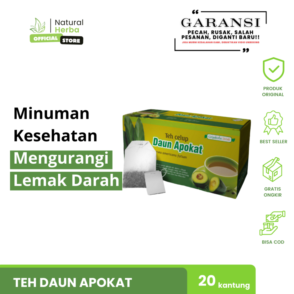 

Minuman Kesehatan Mengurangi Lemak Darah Teh Herbal Daun Apokat