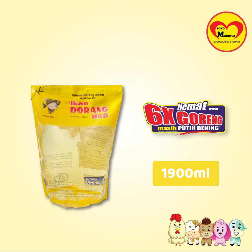 

Ikan Dorang Mas Minyak Goreng 1900Ml / Toko Makmur Gresik