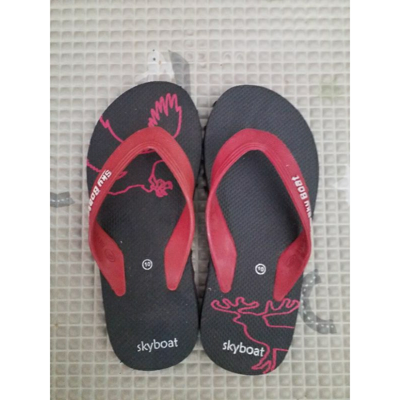 GROSIR SANDAL MERAH// SANDAL JAPIT MERAH SKYBOAT// SANDAL JAPIT