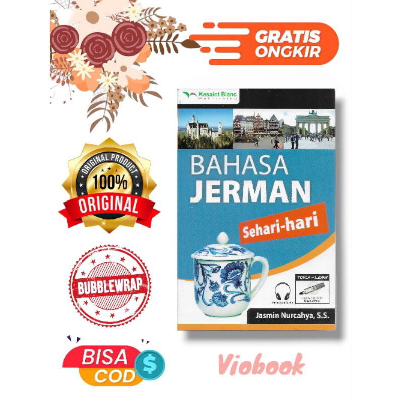 Buku Bahas Jerman Sehari Hari + CD Audio Jasmin Nurcahya, S.S.