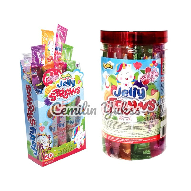 

Jelly Straws Mix Box 400g Jelly Straws Mix Jar 600g Jelly Aneka Rasa Buah