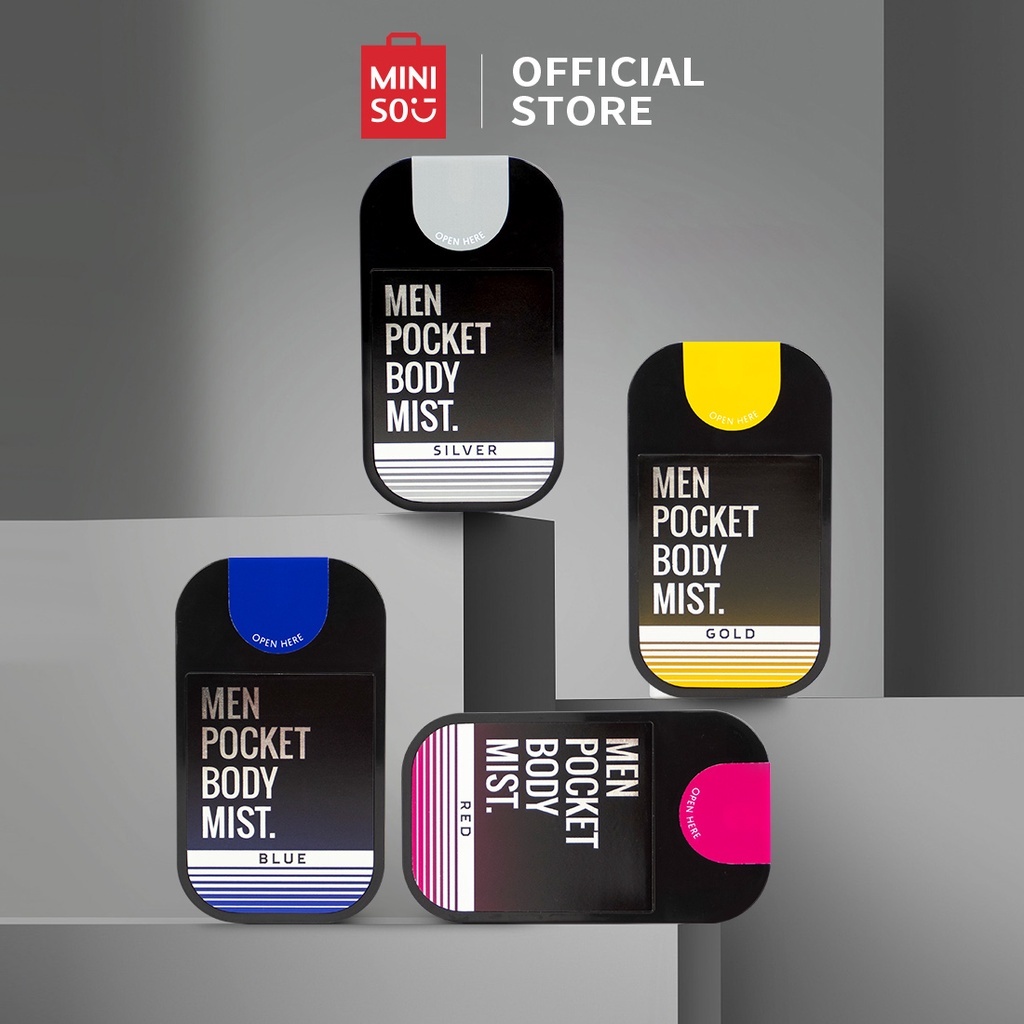 MINISO POCKET MEN BODY MIST | PARFUM PRIA BODY MIST 30GR