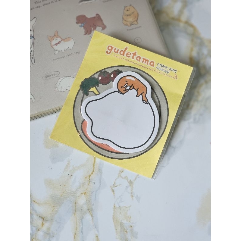 

sticky note cute gudetama