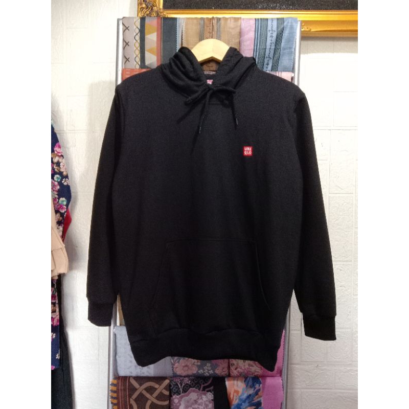Hoodie pria wanita UNIQLO Original Matahari