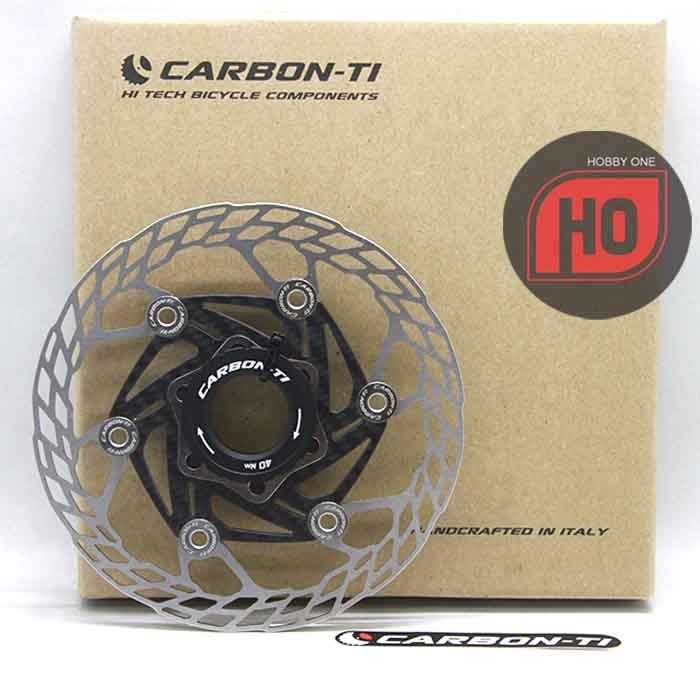 Carbon Ti X-Rotor SteelCarbon 3 Rotor Center Lock Disc Brake Carbon