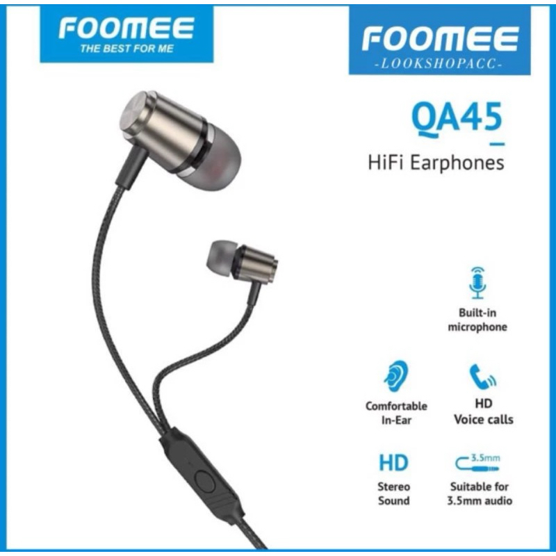 Earphone / Headset FOOMEE QA45