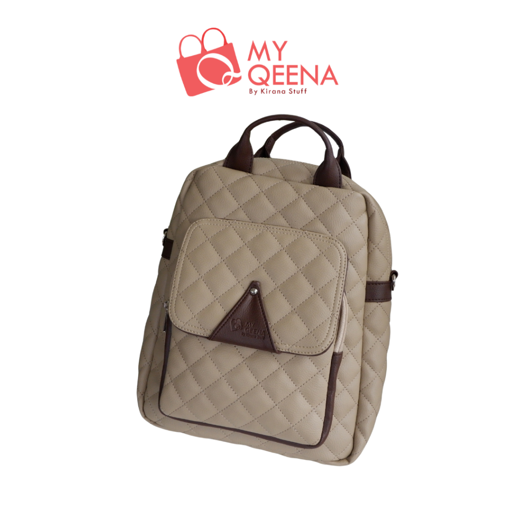 My Qeena by Kirana Stuff Naisha Bag Tas Wanita Ransel Tas Punggung Backpack Slingbag