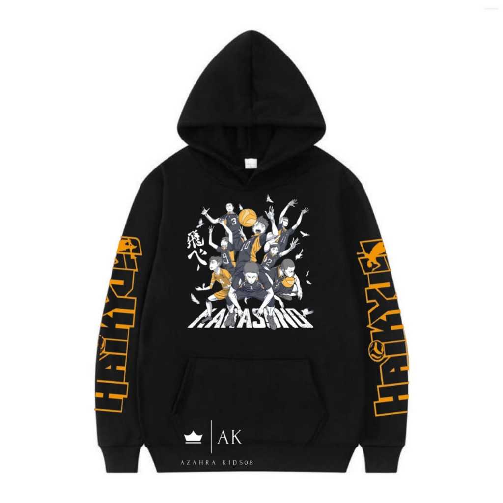Sweater Hoodie Anime Hinata Shoyo Jaket Pria/Wanita/ANAK/UNISEX Haikyuu Sweater Hoodie Jaket
