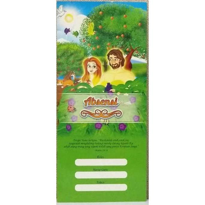 BUKU ABSENSI SEKOLAH MINGGU