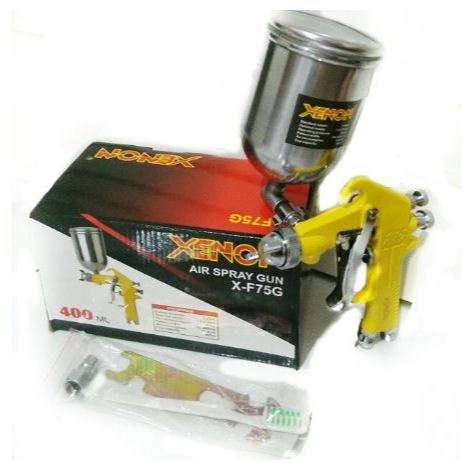 Spray Gun F75G Xenon Tabung Atas 400ml Spray Gun Xenon F75G