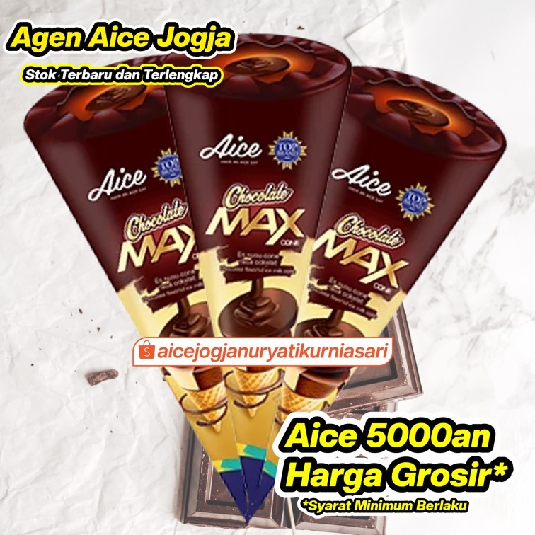 Es Krim Aice Chocolate Max Cone 1 dus isi 24