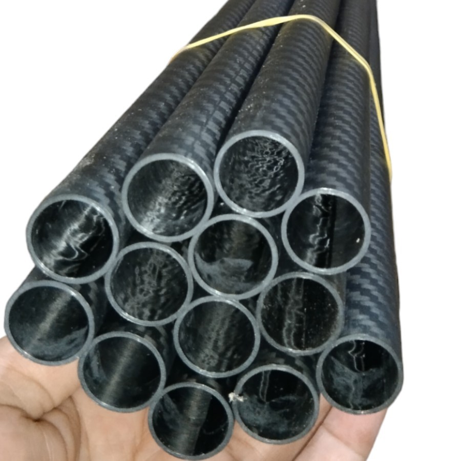 Pipa carbon 24mm x 22mm 100cm Carbon fiber 3K pipa karbon holo doff