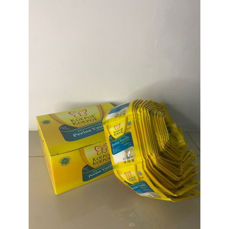

Koepoe koepoe perisa vanilla vanila Vanili Crystal 1 box 100x2gr