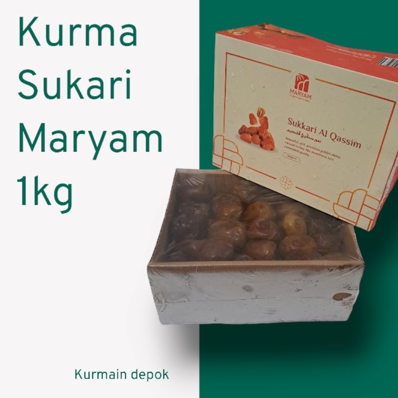 

Kurma Sukari Premium Maryam 1kg high quality