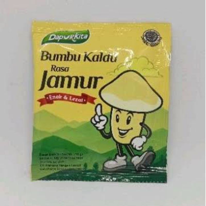 

KALDU JAMUR DAPUR KITA 10gr [HARGA 1 RENCENG ISI 12 SACHET]