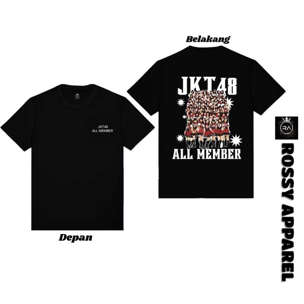 Kaos JKT48 all Member School T-shirt Wanita Distro Premium