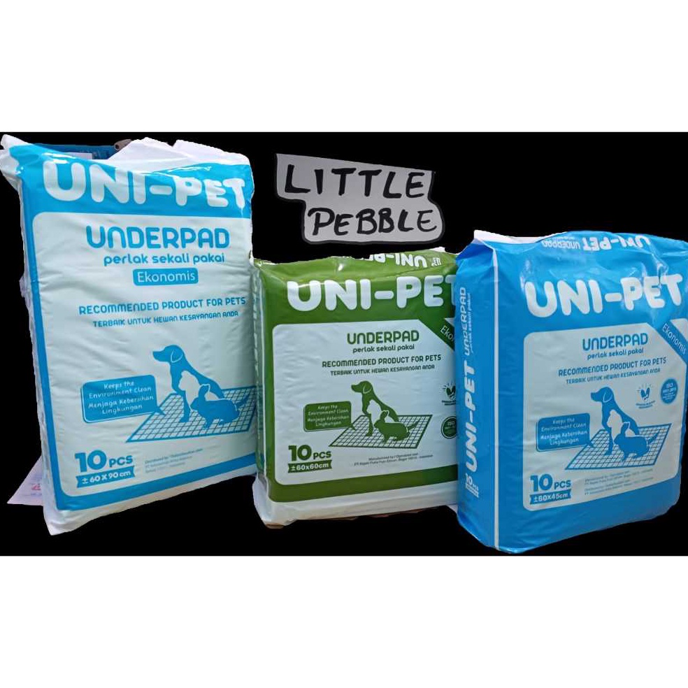 Penjualan Terbanyak Underpad UniPet Perlak Hewan Kucing Anjing Alas Kandang isi 1pcs UNIPET SIZE S M