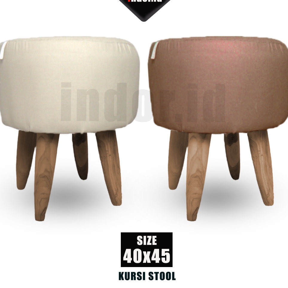 Belanja Mantap indorid Kursi STOOL SOFA BULAT Size 4x45 Bahan KANVAS BUSA KENYAL  Sofa Stool LEBIH B