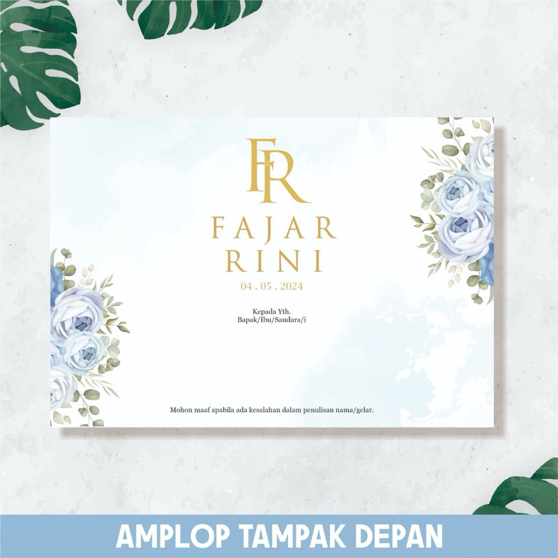 Undangan hardcover minimal pemesanan 50pcs